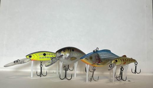 fishing lure display stand