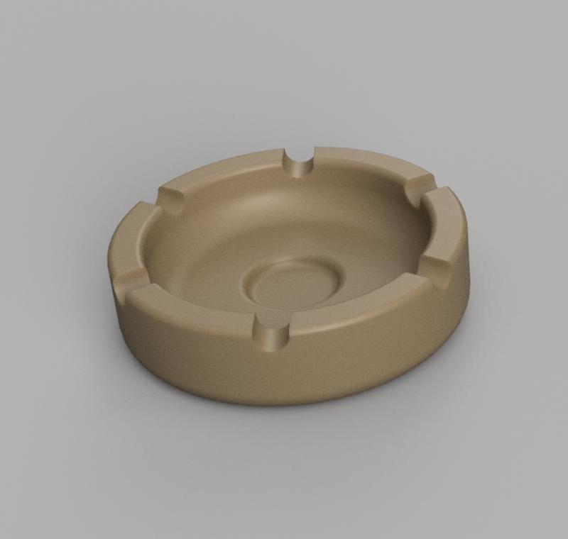 Ashtray circular design