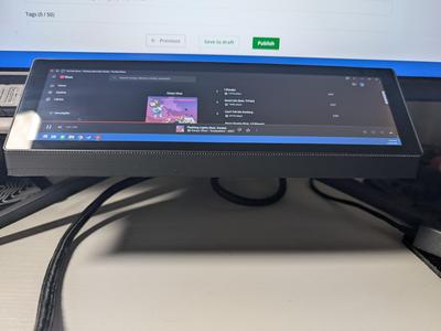 mini screen under mount monitor
