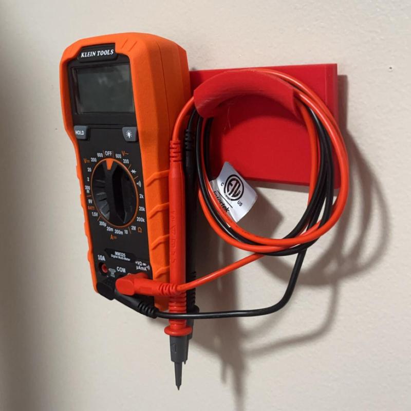 Klein MM325 Multimeter Command Strip Wall Mount