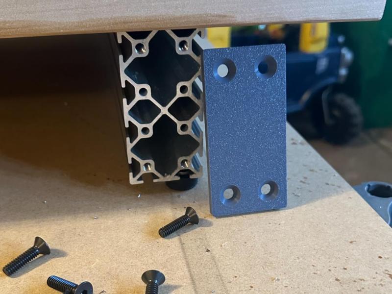 Aluminum Extrusion End Cap 2"x4" Imperial End Cap