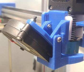 Revised E3D V6 Heatsink fan and Adjustable Part Cooler Duct 