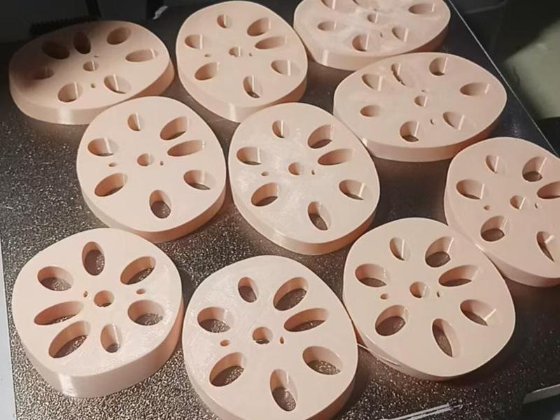 A Single Lotus Root Coasters
