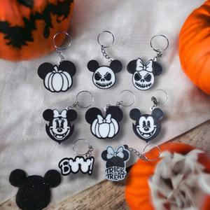 KEY CHAIN / KEY CHAINS: MICKEY AND MINNIE HALLOWEEN