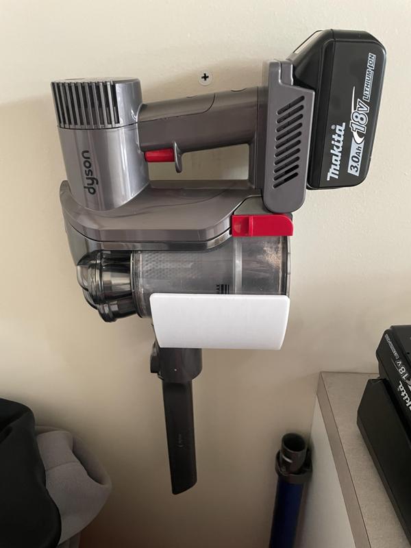 Sideways Dyson DC44 wall mount