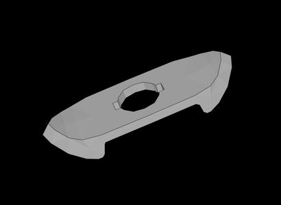 Lego Compatible (41637.dat) Minifig Armor Shoulder Pads with Pointed Ends