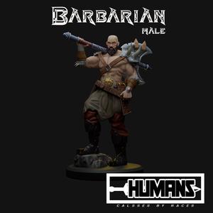 Human Male Barbarian