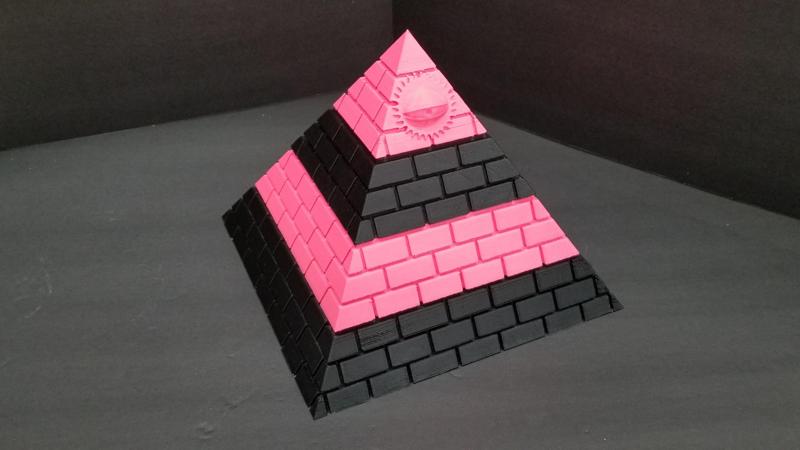 ILLUMINATI PYRAMID BOX with secret compartment