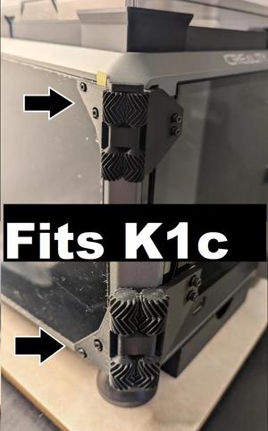 Creality K1 & K1c Door Hinges Geared Print in Place