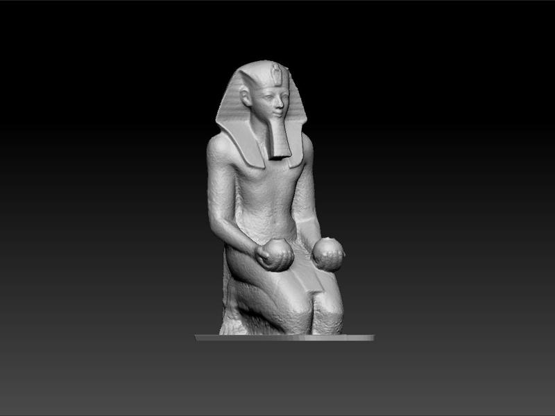 Kneeling Statue of Hatshepsut 3d model for 3d print