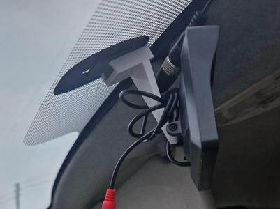 Renault center mirror reverse camera screen mount 