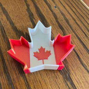 Canada flag maple leaf box