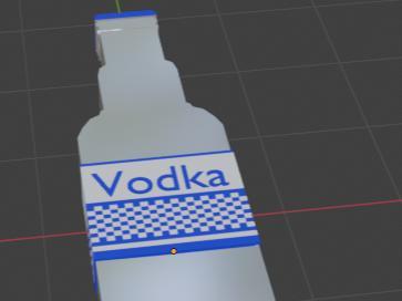Vodka keychain