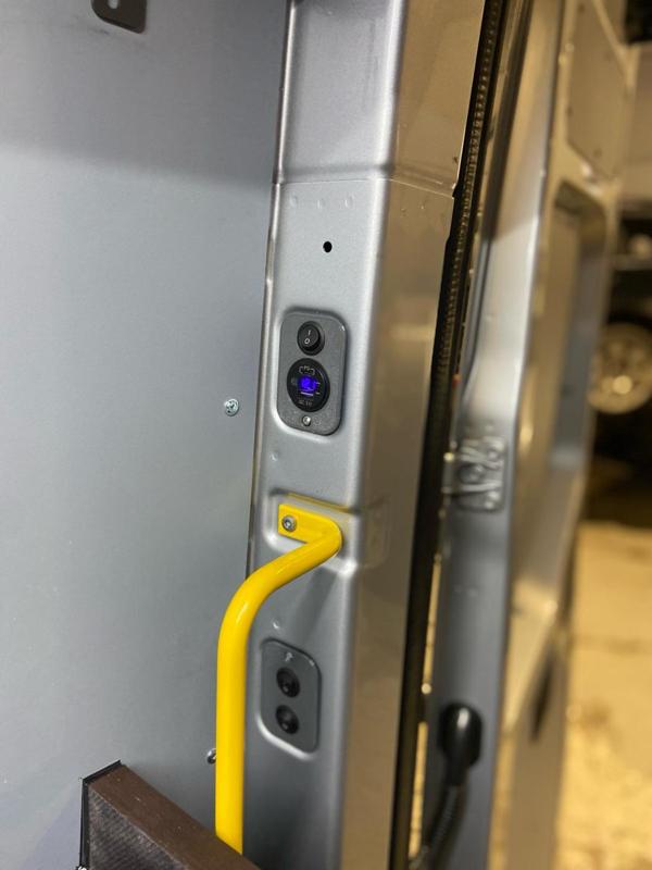 Volkswagen Crafter Switch and USB mount