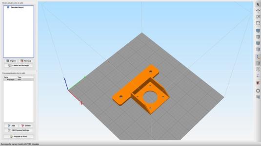ENDER (4) Extruder Mount for e.g. TriangleLab Titan Clone