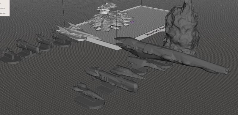 ROBOTECH Inherit the Stars RRT Meltrandi Inter-Colony War Illegal Fleet Strategy GAME PIECES set2