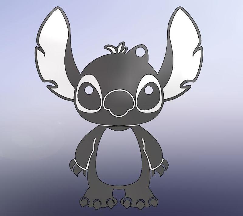 Stitch Keychain Disney character