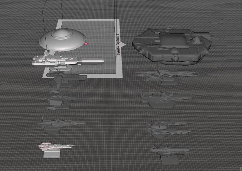 ROBOTECH Inherit the Stars Tirol Empire Supervision and GTO Fleets RRT Strategy GAME PIECES set1