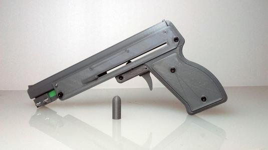 Elastic gun