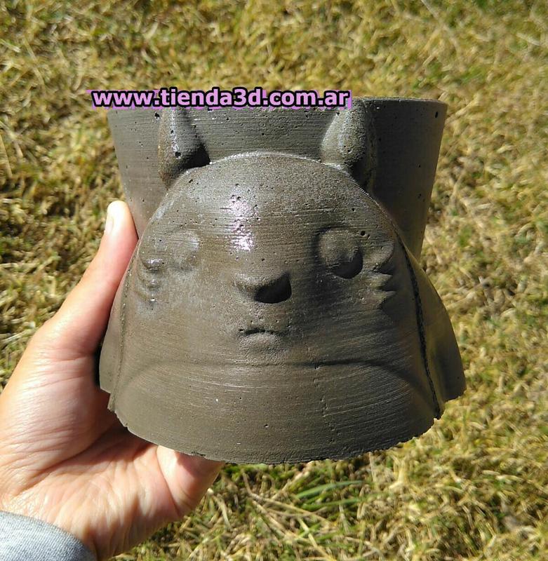 Totoro Flowerpot Mold