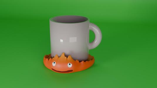 Calcifer Cup Holder - Multicolor