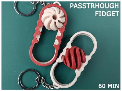 Impossible Passthrough Keychain Fidget - 60 Min