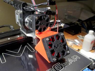 Makergear M2 Single V4 Extruder Fan Shroud