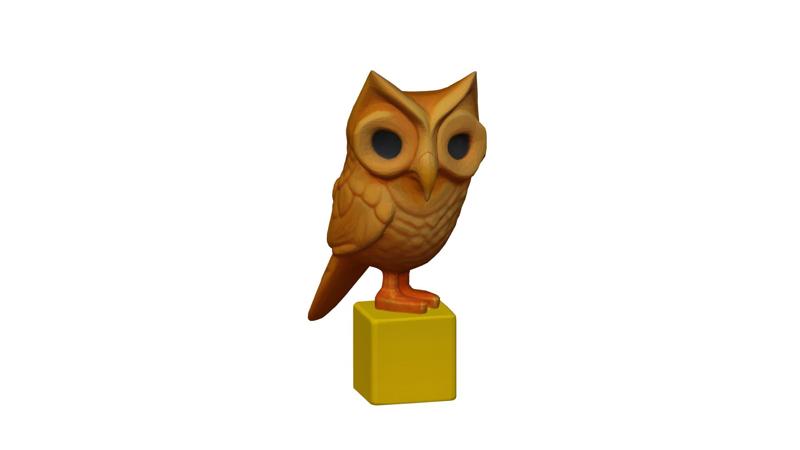owl sculpture