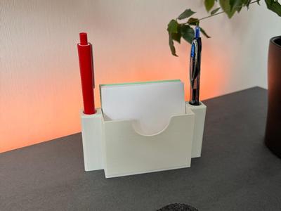 Vertical, Small Footprint Post-It Notes Holder