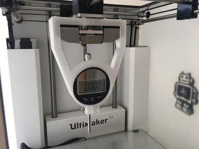 Messuhrhalter Ultimaker2+ / measure gauge holder Ultimaker2+