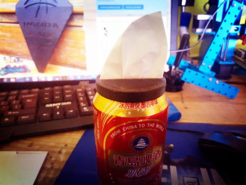 E.T.创意元 易拉罐纸抽 #Tinkerfun