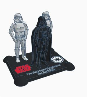 Star Wars Base for Darth Vader and Stormtroopers 