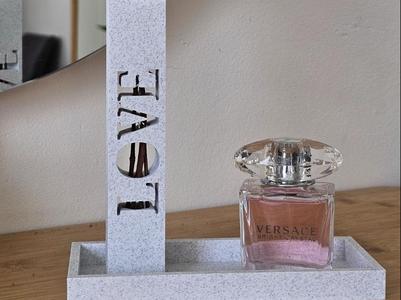 "LOVE"or "HOME" Vase for Dried Flowers with Stand