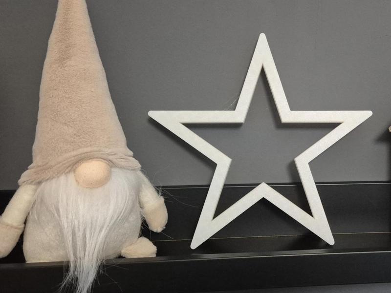 Christmas white STAR 