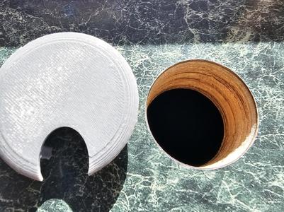 Grommet for desk holes