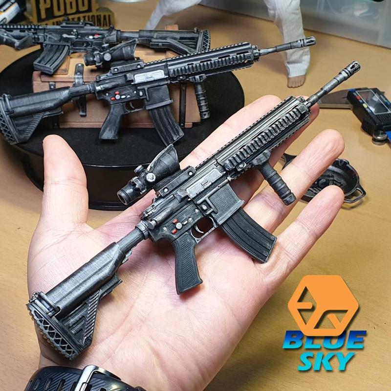 4X Scope & Vertical Fore Grip 1/4 Scale