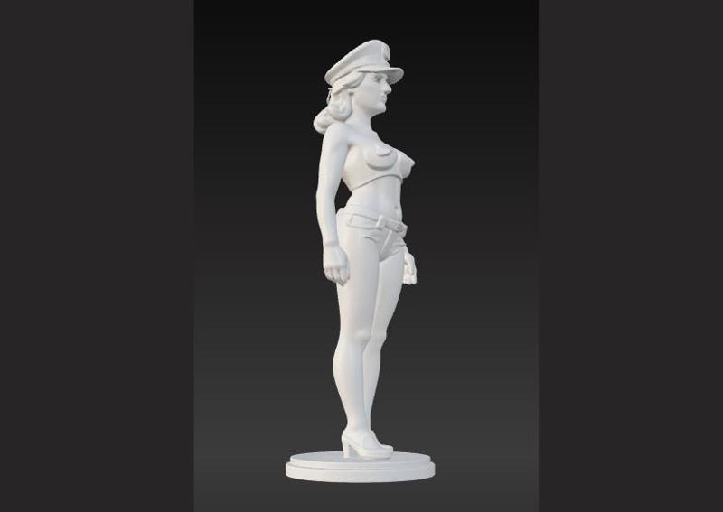 Police Woman ( Sexy Statue )