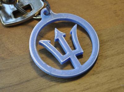 Trident keychain 