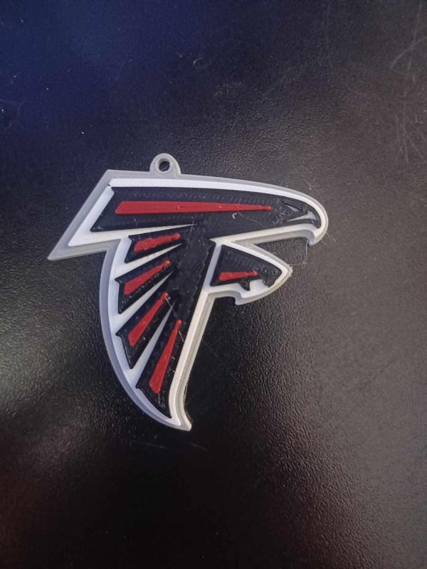 Atlanta Falcons Logo Keychain