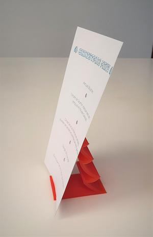 Christmas Menu Card Stand / Holder