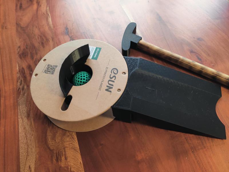 Minigolf Set - use your spools as a minigolf hole