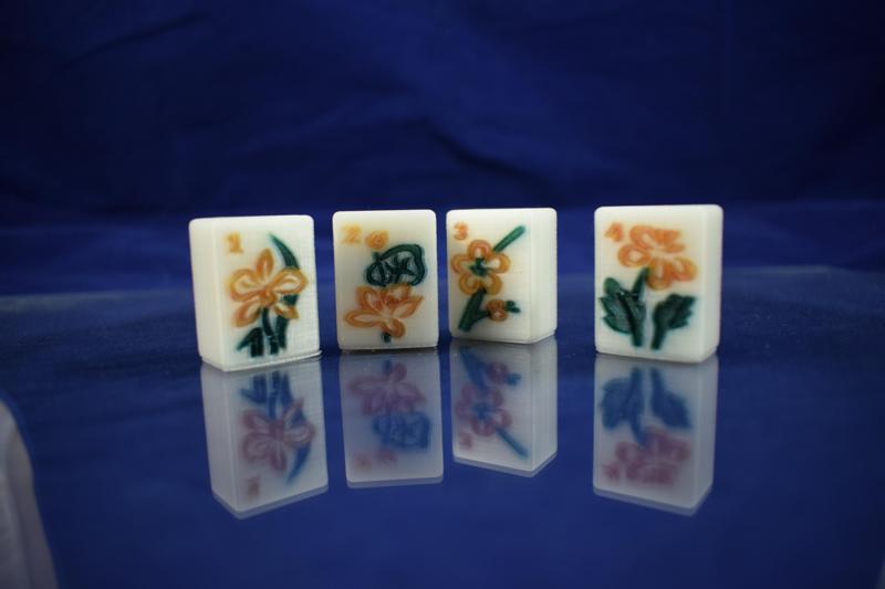 Mahjong Flower Tiles