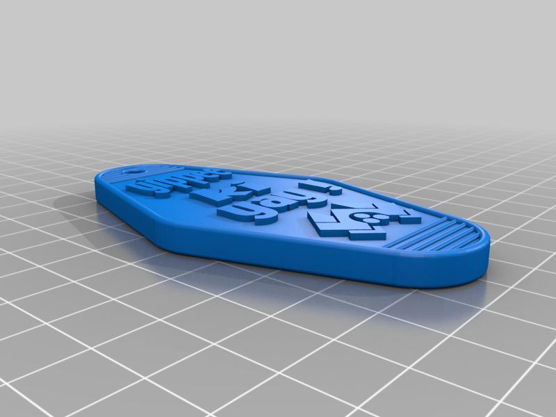 yippee ki yay keychain