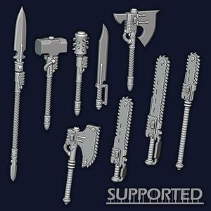 Gen5 Schism Space Knights - Melee Assault Weapons + Arms [Pre-Supported]