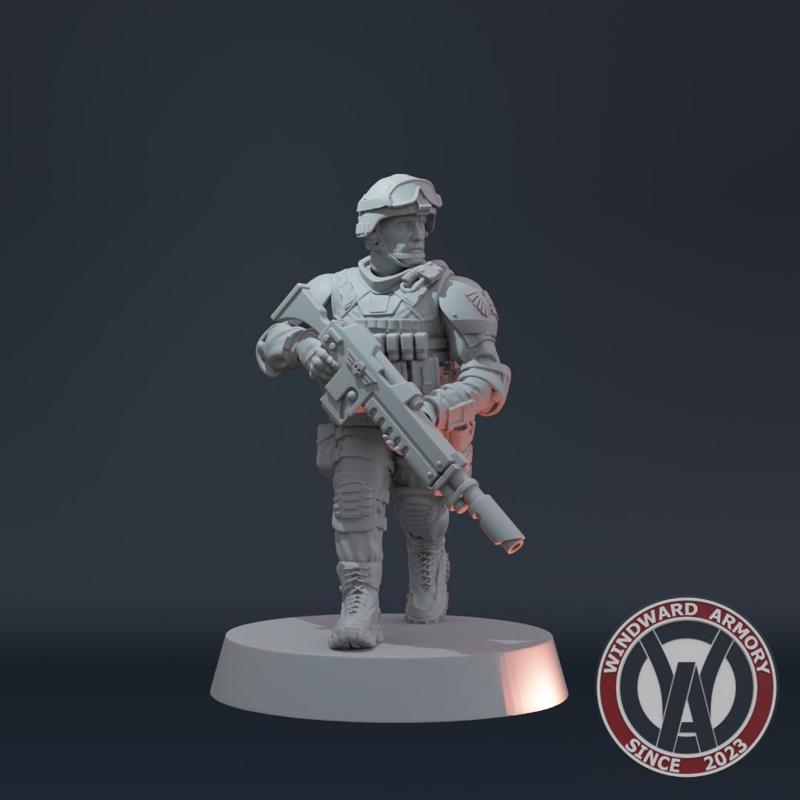 Tactical Guard Walking Trooper