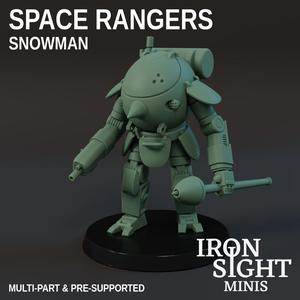 Space Ranger - Snowman - Multi-part & Presupported