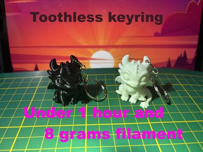 Cute Toothless Keychain