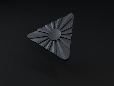 Yet another decorative triangle plate