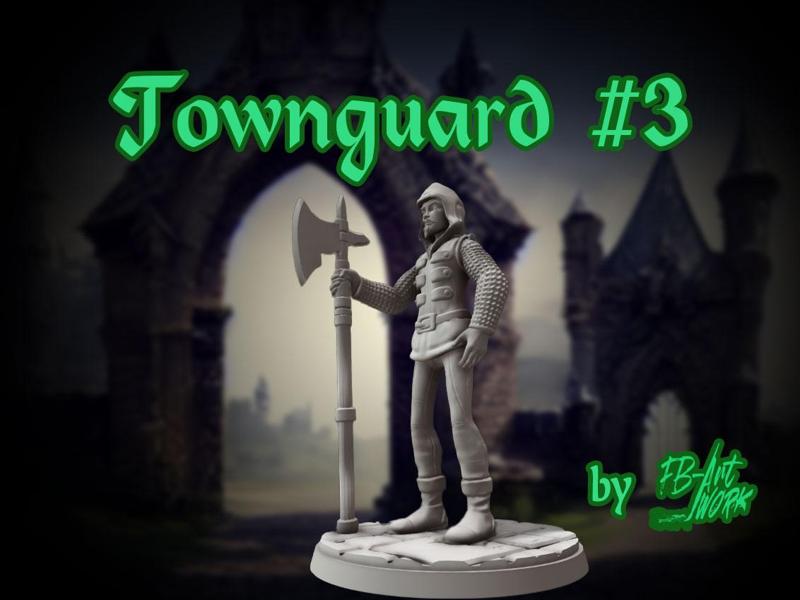 DnD Miniature Townguard #3