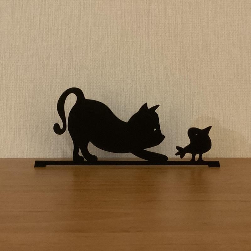 cat & bird